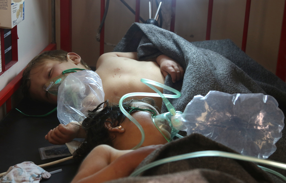 시리아, 민간인에 화학무기 공격