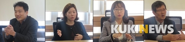 좌측부터 양산부산대병원 신진홍 교수, 황선재 교수, 김수연 교수, 유지현 회장