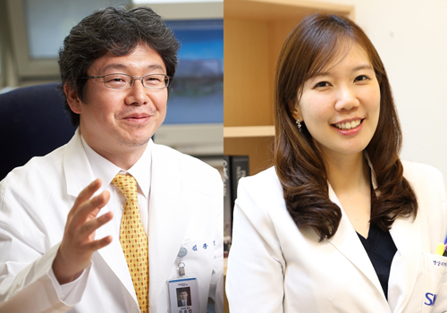 분당서울대병원 신경과 김종민 교수(왼쪽), 영상의학과 배윤정 교수