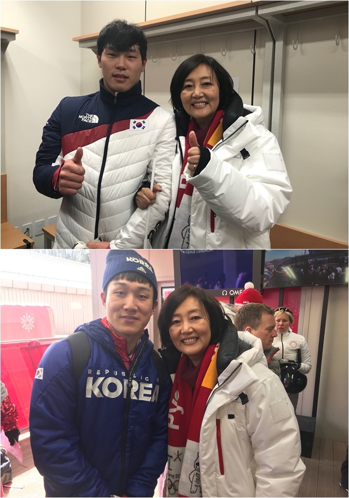 박영선 의원 “윤성빈·김지수 장하다” 축하 메시지