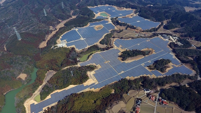 LG CNS, 일본 미네市 56MW급 태양광 발전소 준공
