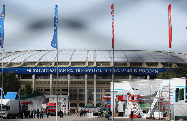 월드컵 개막 앞둔 러시아 상트페테르부르크 경기장