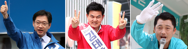 [6·13 지방선거] 경남 개표 4.71% 진행…김태호 51.49% vs 김경수 44.33%