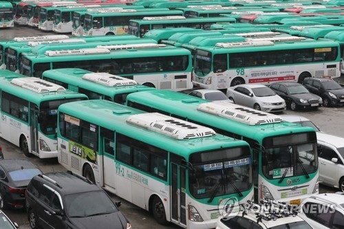 수원 버스 파업 돌입…용남고속 임금협상 결렬돼