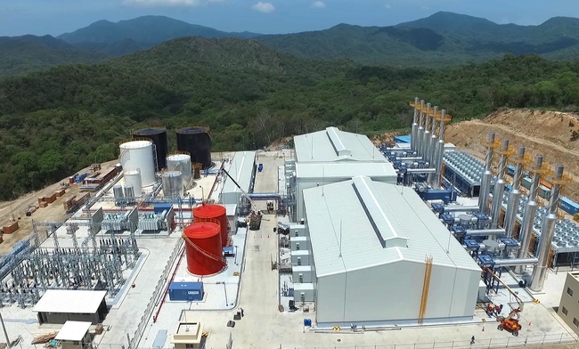 현대중공업, 콜롬비아에 친환경 엔진 발전소 완공