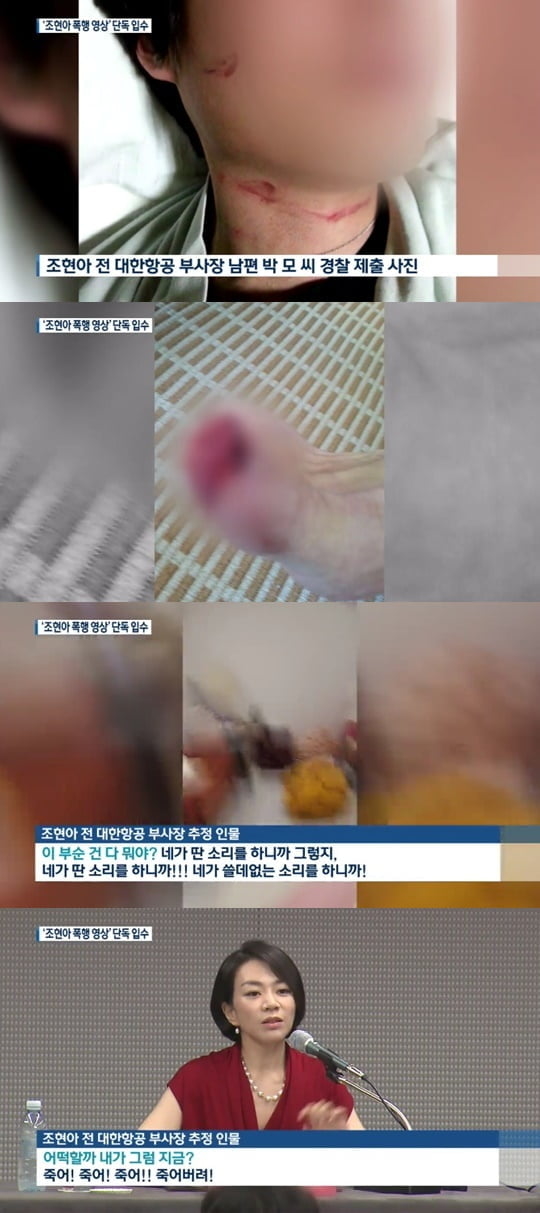 조현아 전 대한항공 부사장 폭행·폭언 동영상 '논란'