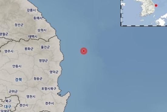 한수원 “울진 해역 3.8 지진, 한울원전 영향 없어”