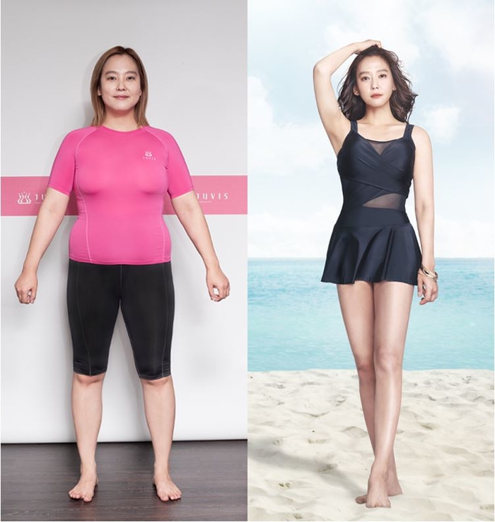 [쿠키영상] '27kg 감량' 다이어트 성공 다나, 수영복 화보 공개 '82kg → 55kg'…