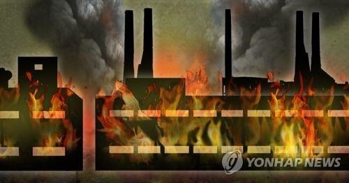 충남 당진 폐유 처리공장서 화재…재산피해 6000만원
