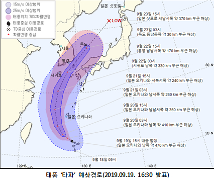 부산‧경남, 주말 태풍 영향권…많은 비 예상