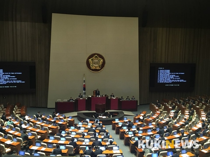 민주·한국당, 본회의서 예산안 충돌...“지연안돼”VS“협의해야”
