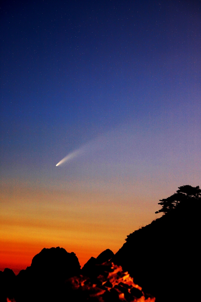 '주말 우주쇼 기대하세요' 니오와이즈 혜성  맨 눈으로 관측 가능