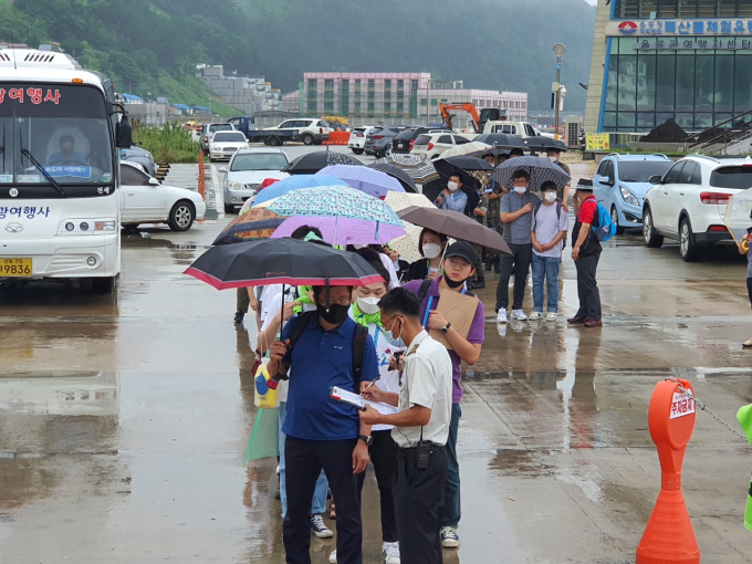 (르포) 장마도 막지 못한 코로나19 방역전사들의 독도사랑