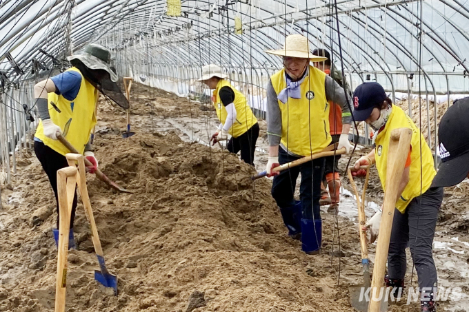  서산시, 자원봉사센터 천안지역 수해복구 현장 봉사