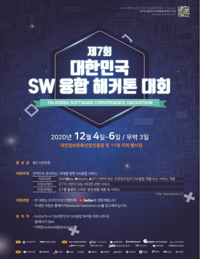대전서 SW융합 아이디어 경진 ... '대한민국 SW융합 해커톤 대회' 개최