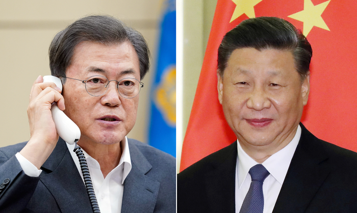 문재인 대통령, 시진핑 주석과 통화… “중국의 어려움은 우리의 어려움”