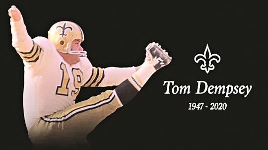 'NFL 전설' 톰 뎀프시 코로나19로 사망..향년 73세