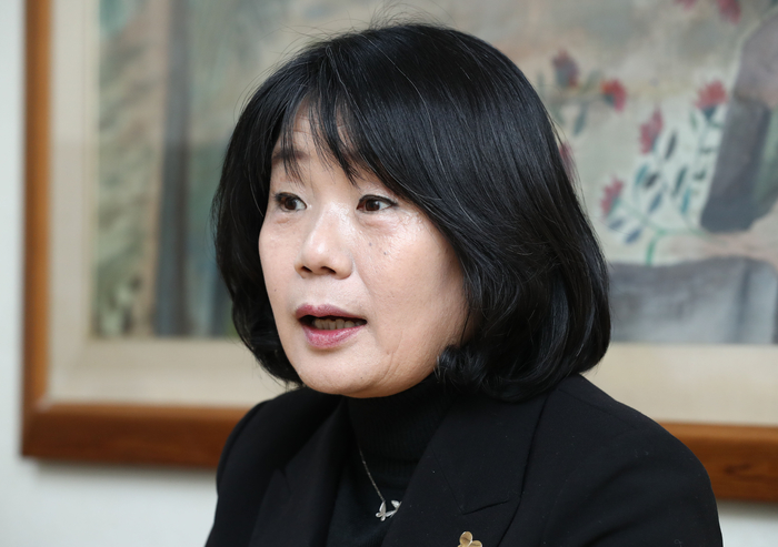 더불어시민당 윤미향 비례대표 당선인, 사진=연합뉴스