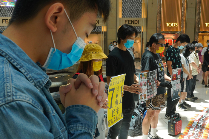 홍콩서 ‘홍콩보안법’ 찬반시위 산발적으로 일어나