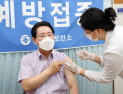 김영록 전남지사 코로나 백신 2차 접종