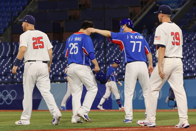 [올림픽] 한국 야구, 미국에 패배… 조 2위로 상위라운드 진출