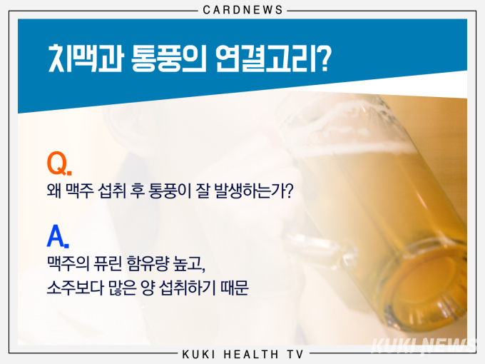 더위 해소에 ‘치킨+맥주’?  ‘통풍’에 치명적