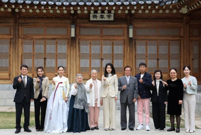 김건희 여사, 충남 서천 ‘한산모시문화제’ 참석