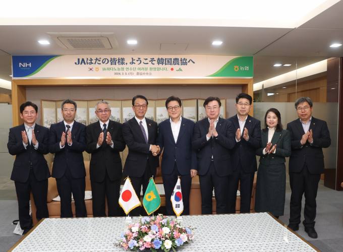 이재식 부회장, 일본 농협과 ‘한국농협김치’ 수출 협의