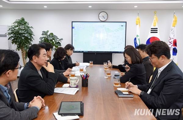 김동근 의정부시장, 바이오클러스터 입주 기업 유치에 '속도' 