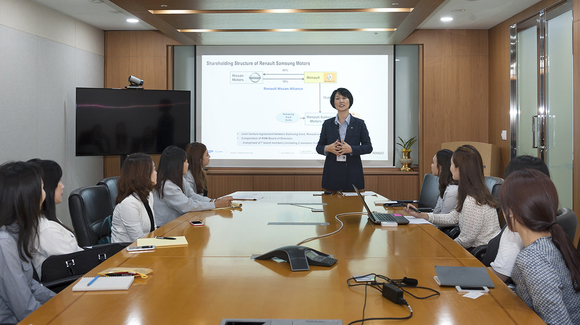 르노삼성차, 청년여성 멘토되다