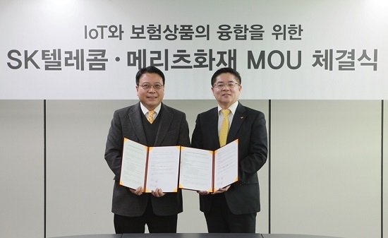 SKT-메리츠화재, IoT 활용 자동차보험 내놓는다 Skt-메리츠화재, Iot 활용 자동차보험 내놓는다