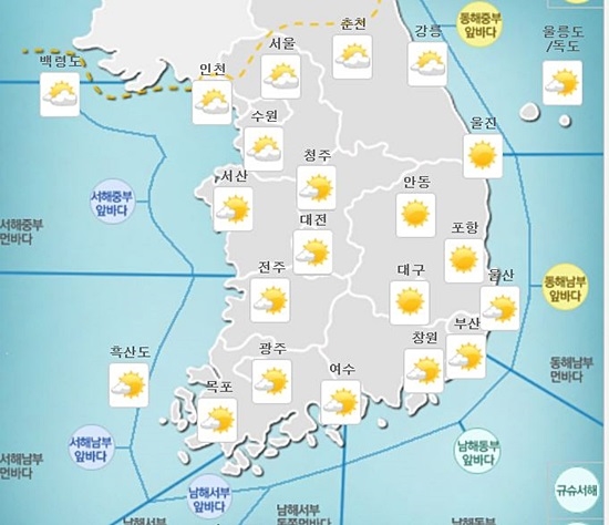 [날씨] 서울 오전 18도,낮 최고 25도…서울경기 밤부터 비 예보