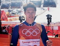 알파인스키 김동우, 1분24초02  만에 활강 완주…56위