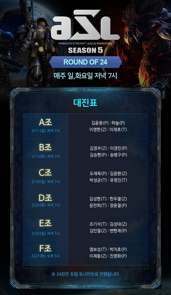 ASL 시즌5, 오는 11일 개막…신맵 스파클·트랜지스터 등장