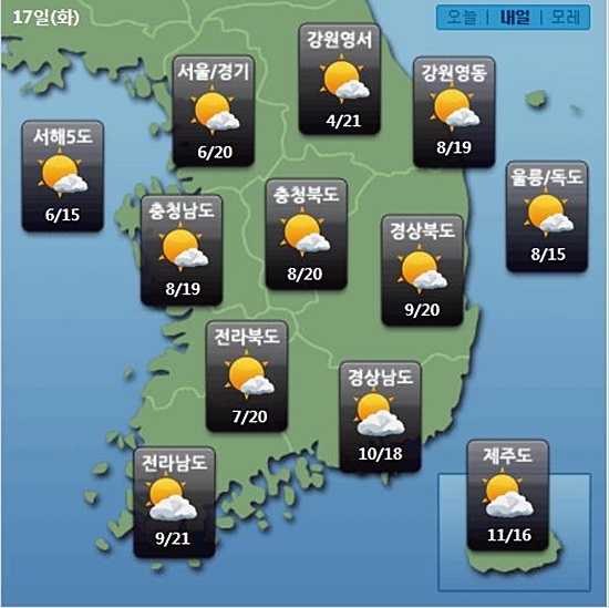 사진= 케이웨더 캡쳐