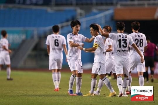프로축구2부 성남, 안산에 1-0 승리
