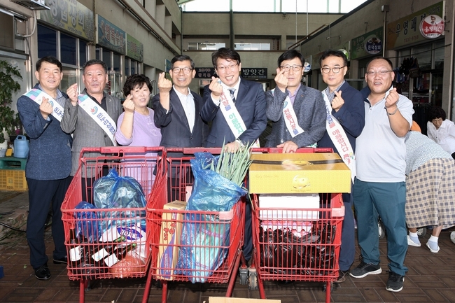 정읍시, 추석맞이 전통시장 상품 팔아주기 나서