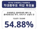 연세대 총여학생회, 31년 역사 3분만에 폐지…80% 찬성
