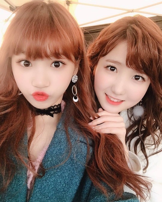 아이즈원, 김채원·혼다히토미, 세젤귀 모습 눈길 아이즈원, 김채원·혼다히토미, 세젤귀 모습 눈길