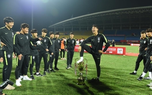 한국 U-18 축구팀, 중국대회 모독 논란 (사진=연합뉴스 제공)