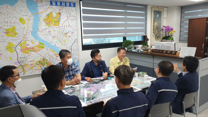 김포시 조성춘 경제국장, ‘열병합발전소’ 건설 간담회 실시