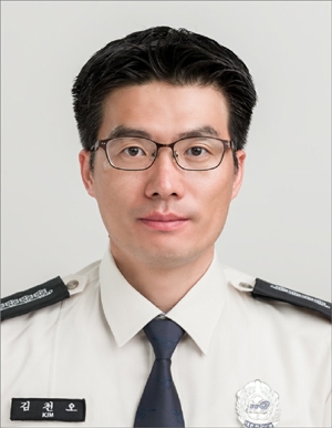 무안 김천오 소방위, 제2회 생명보호 구급대상 수상