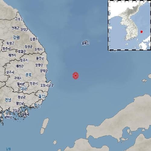 경북 영덕서 지진 발생