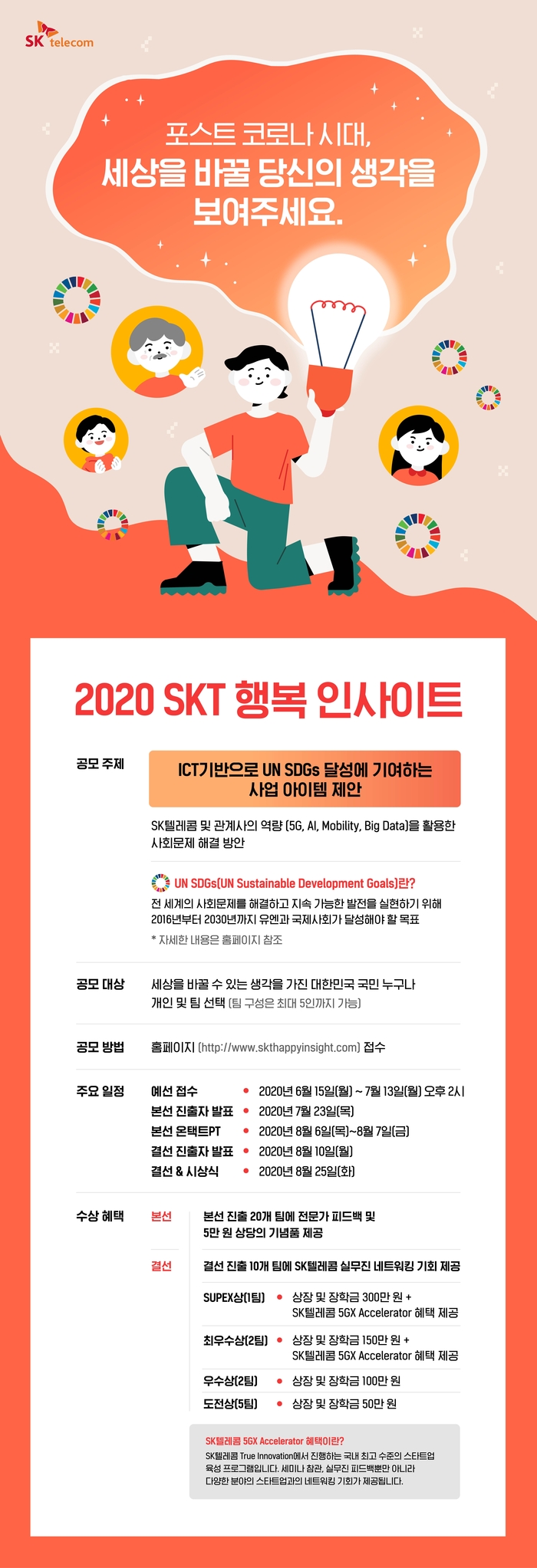 SK텔레콤 '행복 인사이트' 참여 포스터. /제공=SK텔레콤