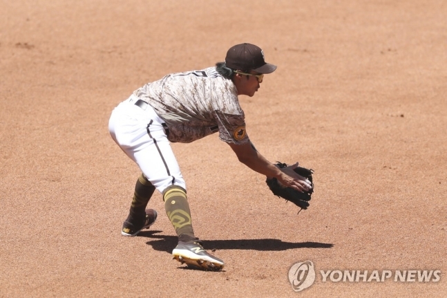 김하성, 2경기 만에 안타 '타율 0.203'…팀은 패배