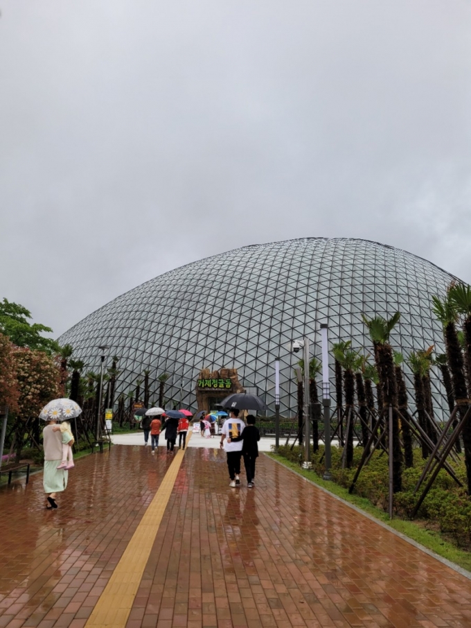 [여기어때] 비오는 날 더욱 좋은 거제식물원, 정글돔