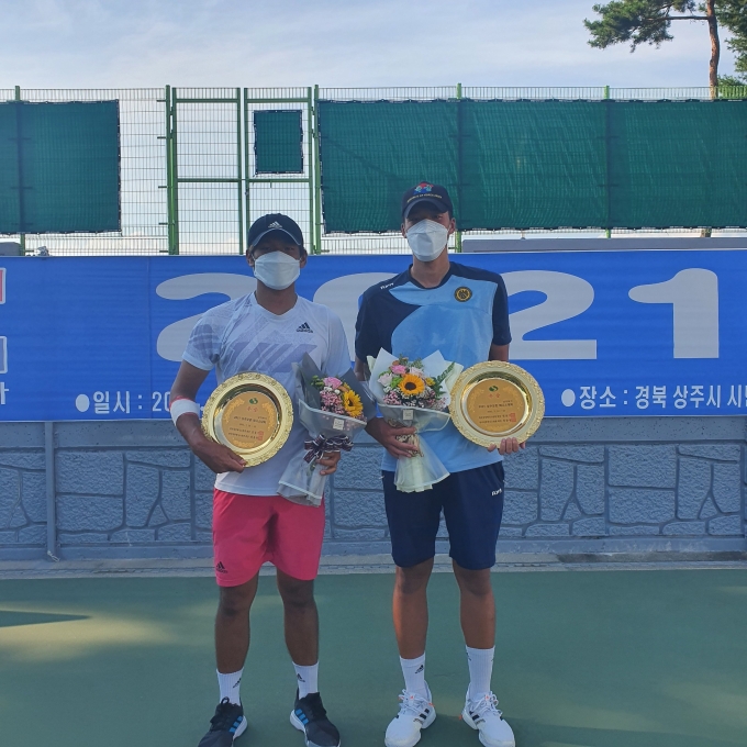 의정부시청 테니스팀 박의성 선수, 상주오픈테니스대회 남자복식 우승