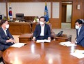 강임준 군산시장, 신영대 의원과 함께 김부겸 국무총리 면담 