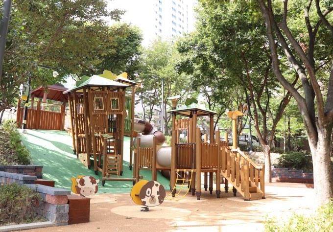 “공원이 달라졌어요”…수성구, 공원 3곳 어린이 놀이공간으로 