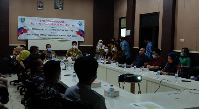 새마을세계화재단, 인도네시아 수방군과 업무협약 체결